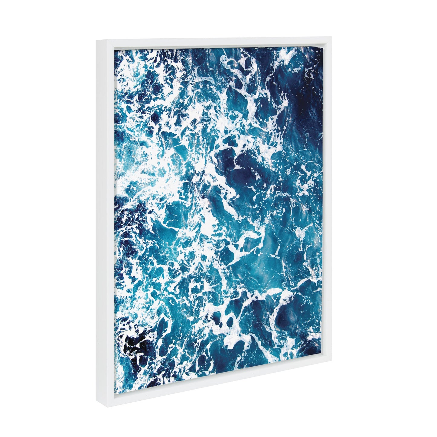 Sylvie Waves Framed Canvas by Simon Te Tai