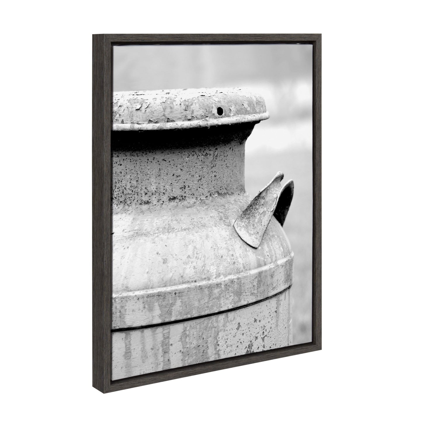 Sylvie Milk Can Framed Canvas by Jami Skarda