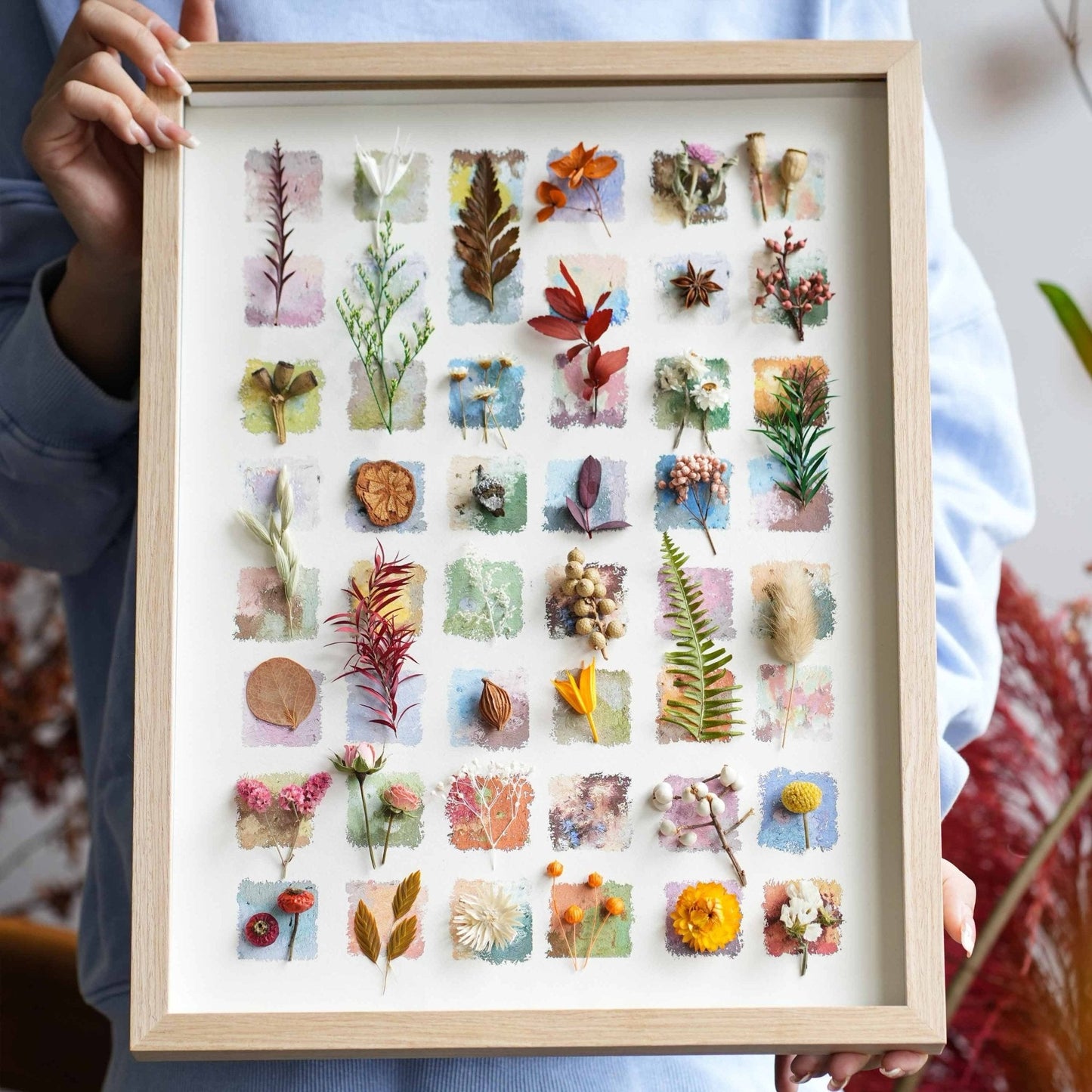 "The Grand Botanical Mosaic" Specimen Shadow Box