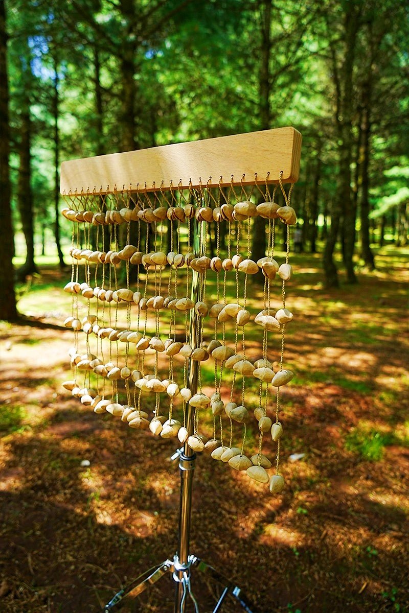 Chacha Oleander Seed Bar Chime | Handmade Rainforest Wind Instrument