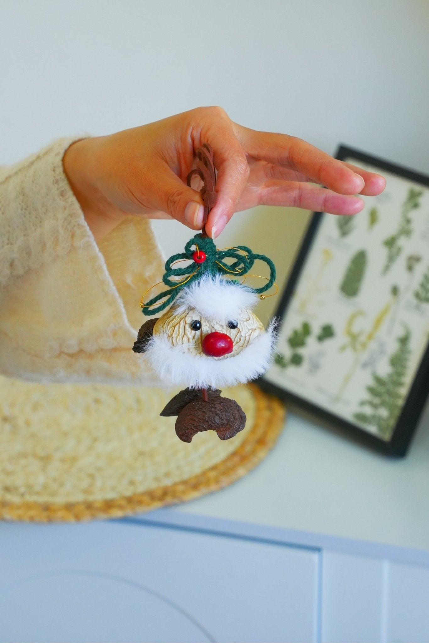 "Forest Holiday" Christmas Seed Ornament