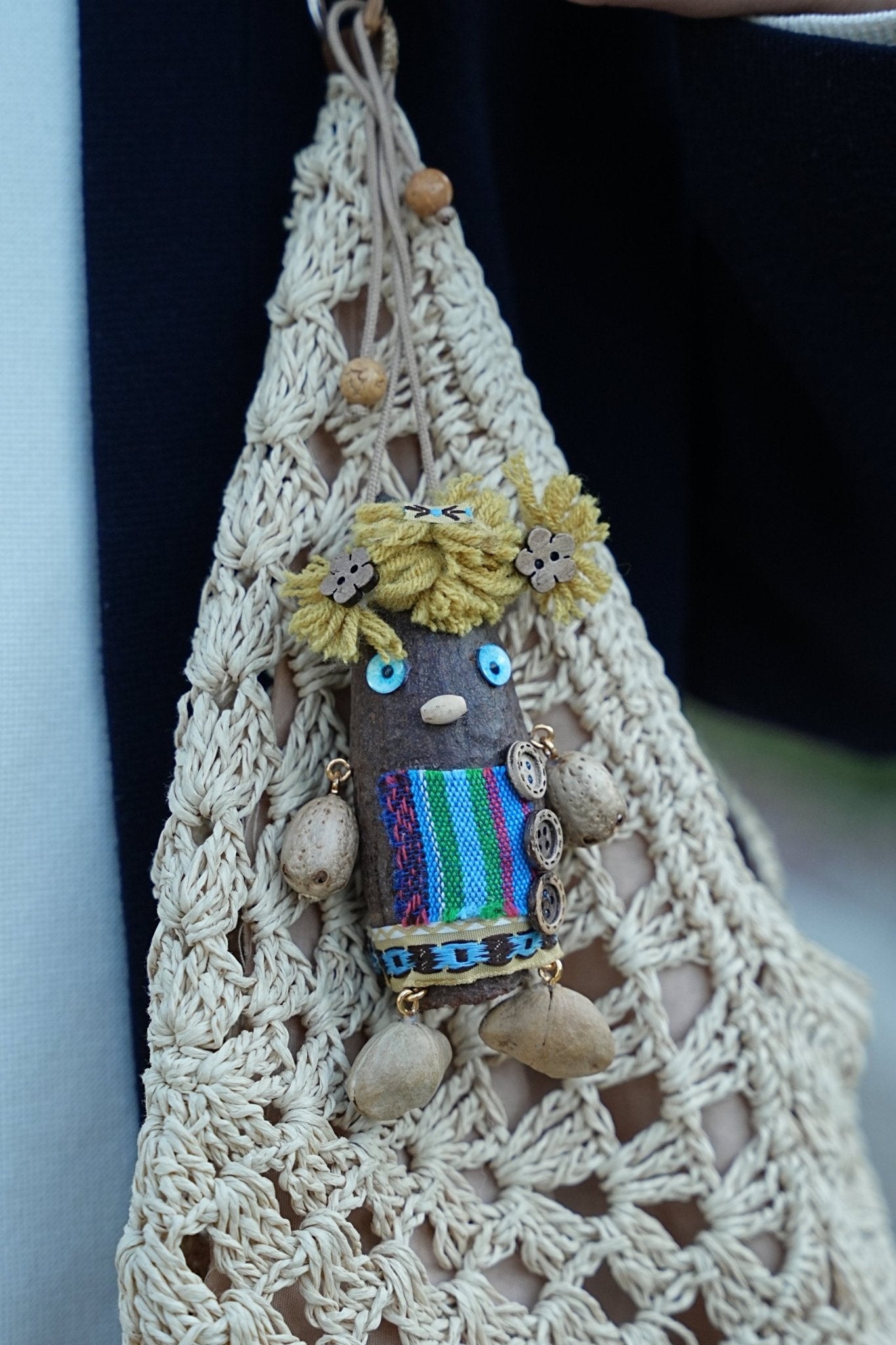 "The Forest Scarecrow" Seed Doll Charm