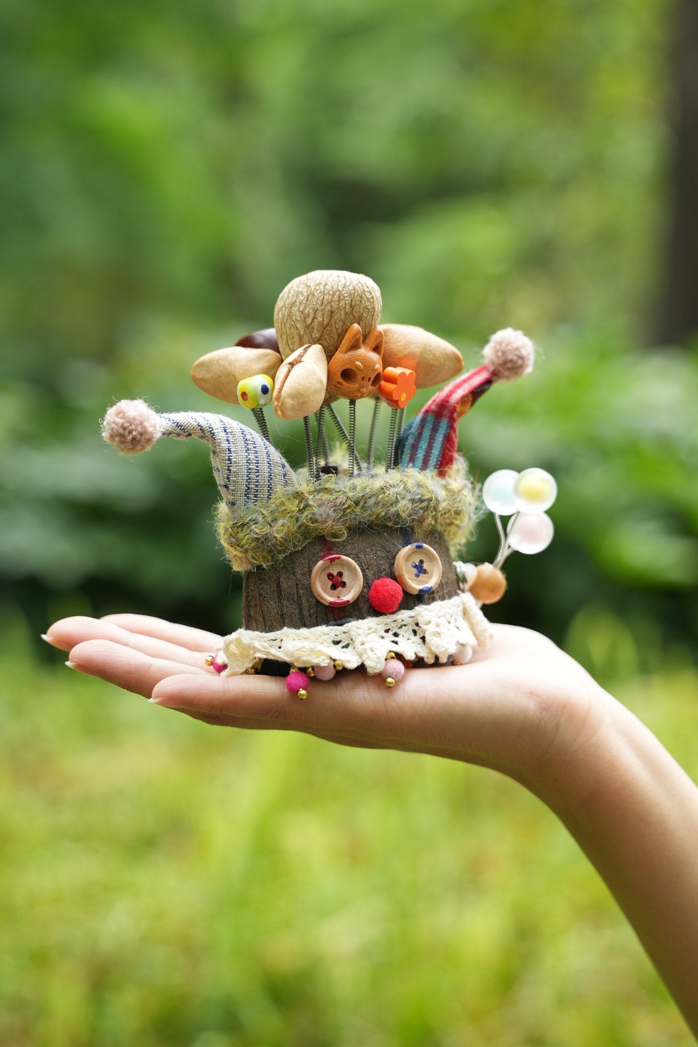 "The Happy Jester" Seed Clown Doll