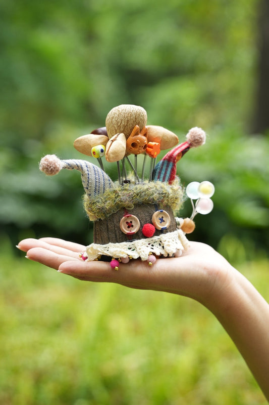 "The Happy Jester" Seed Clown Doll