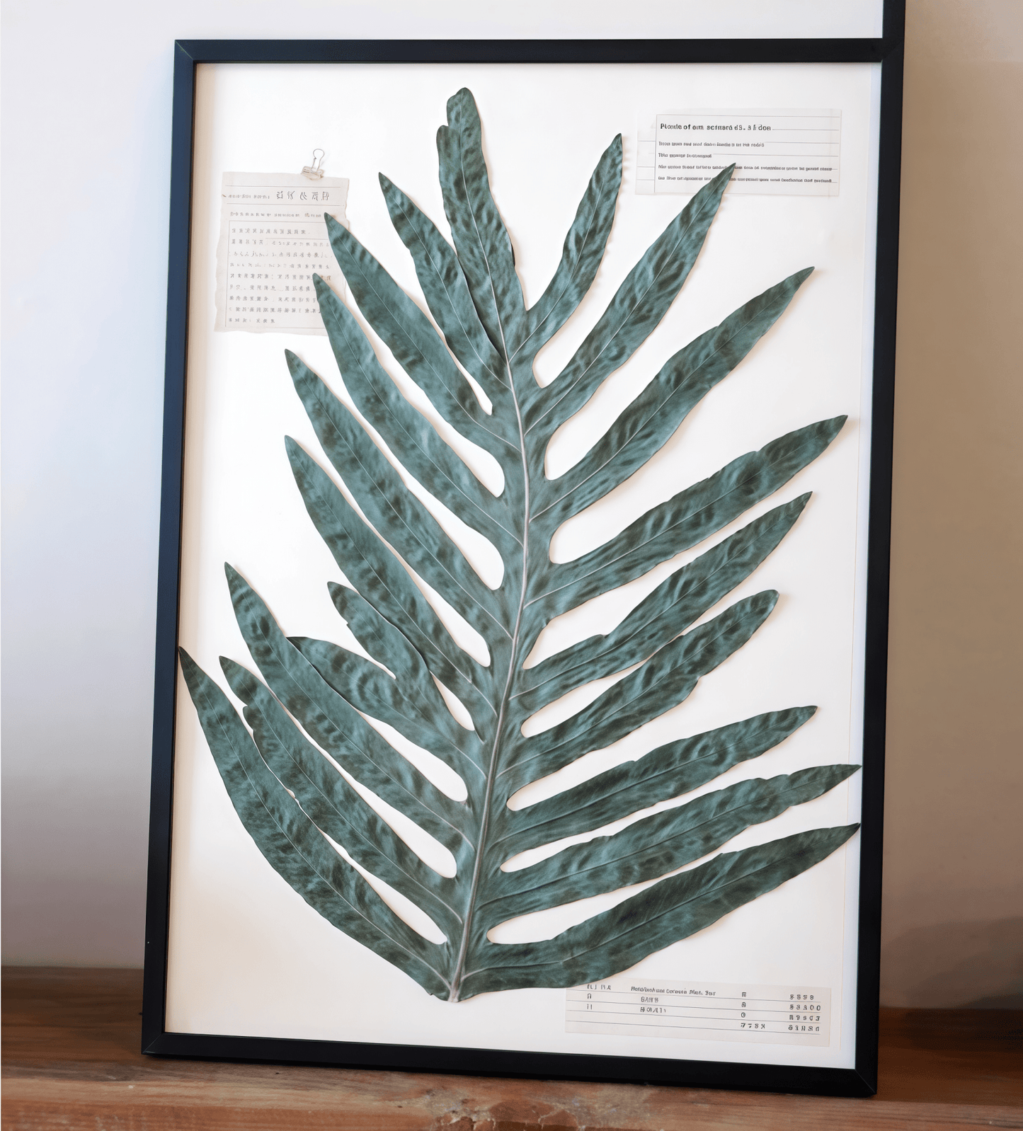 "The Grand Herbarium" Pressed Fern Flower Art