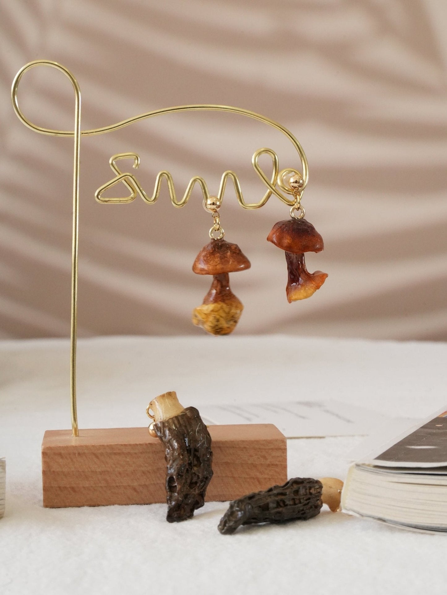 Morel ➕Chanterelle Earrings Set