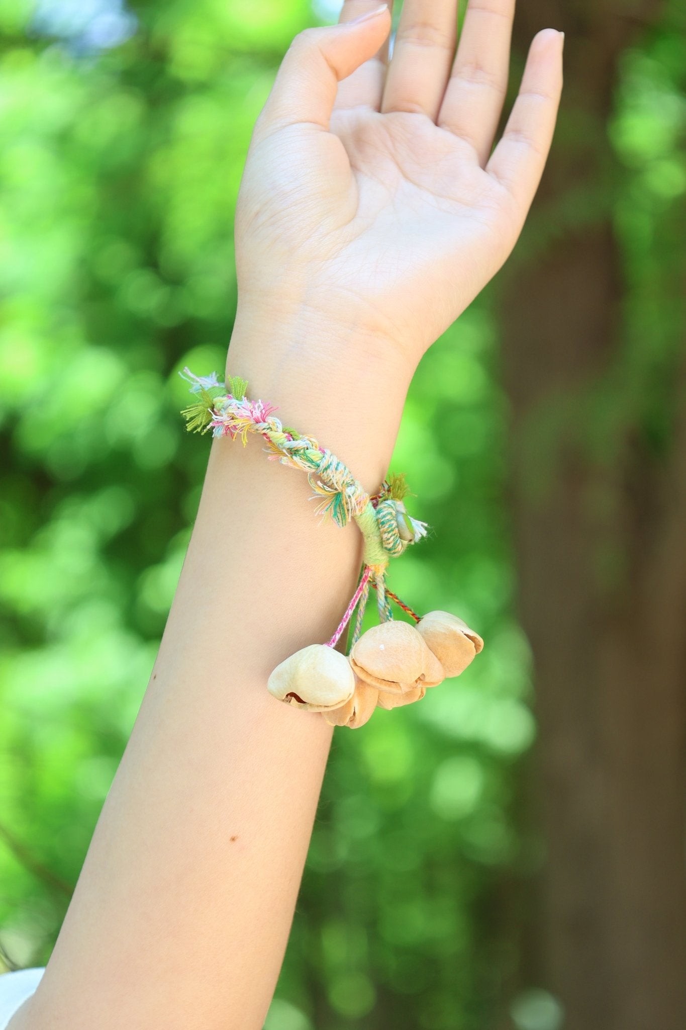 "Spring Whisper" Woven Seed Bracelet