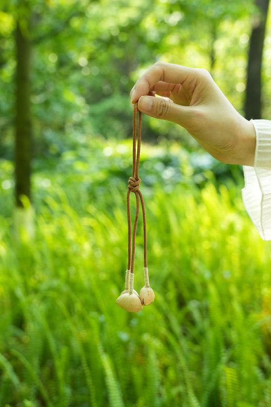 "Twin Seeds" Suede Cord Chacha Strap