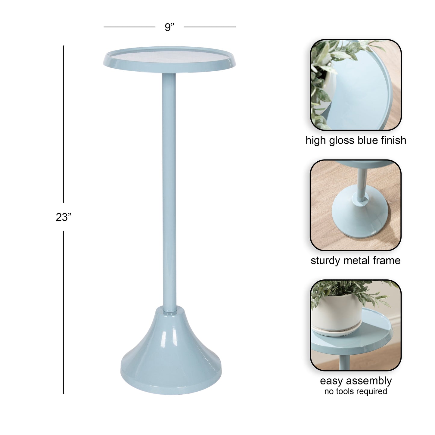 Sanzo Metal Drink Table
