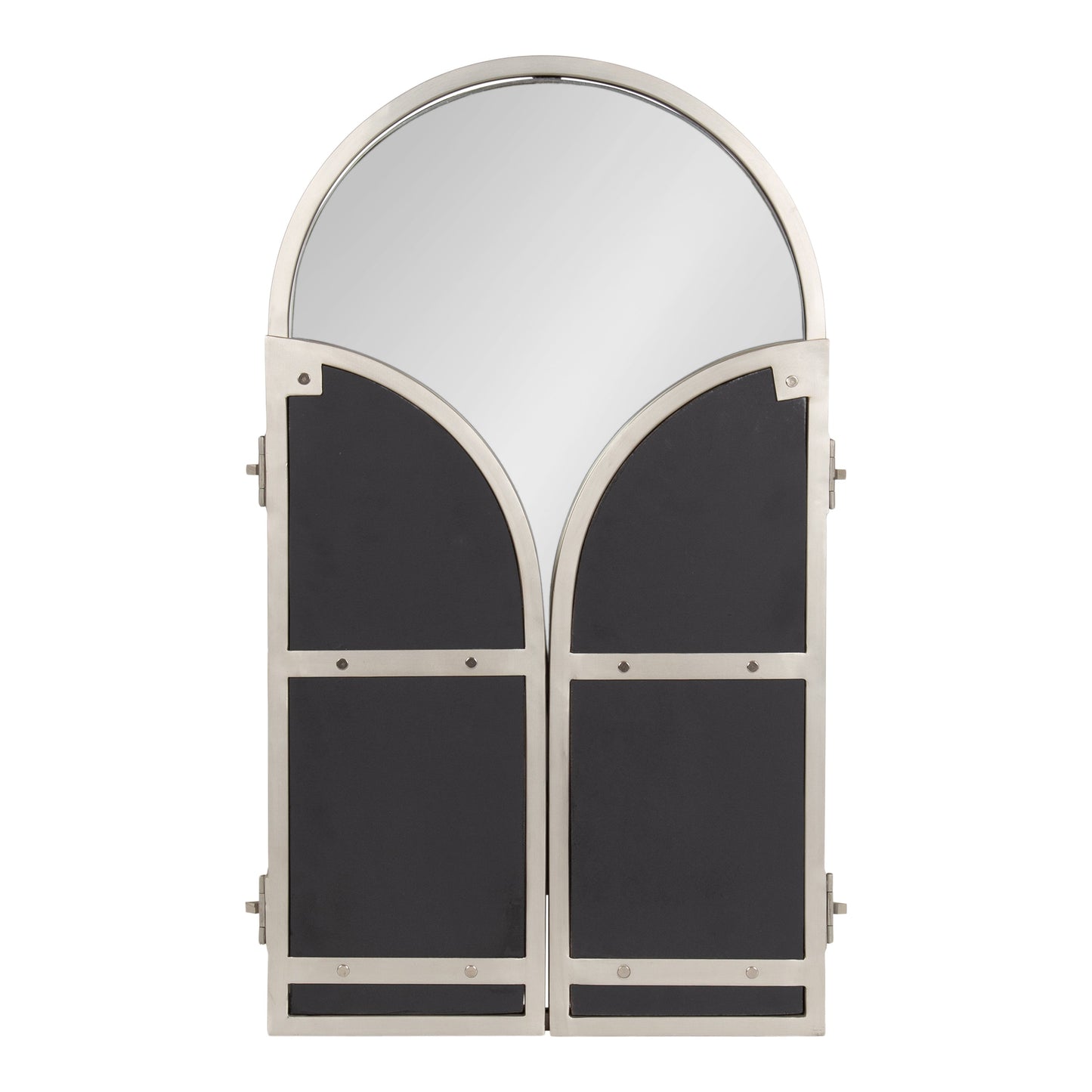 Amoli Tri-Fold Arch Metal Mirror