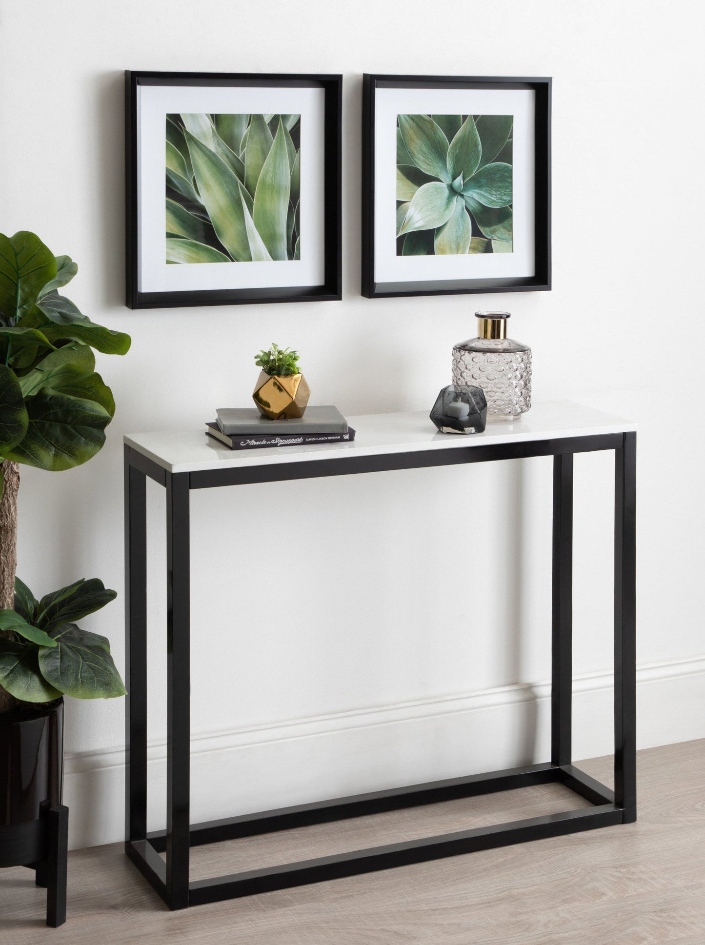 Calter Succulent Leaves Framed Print Art Set by Amy Peterson